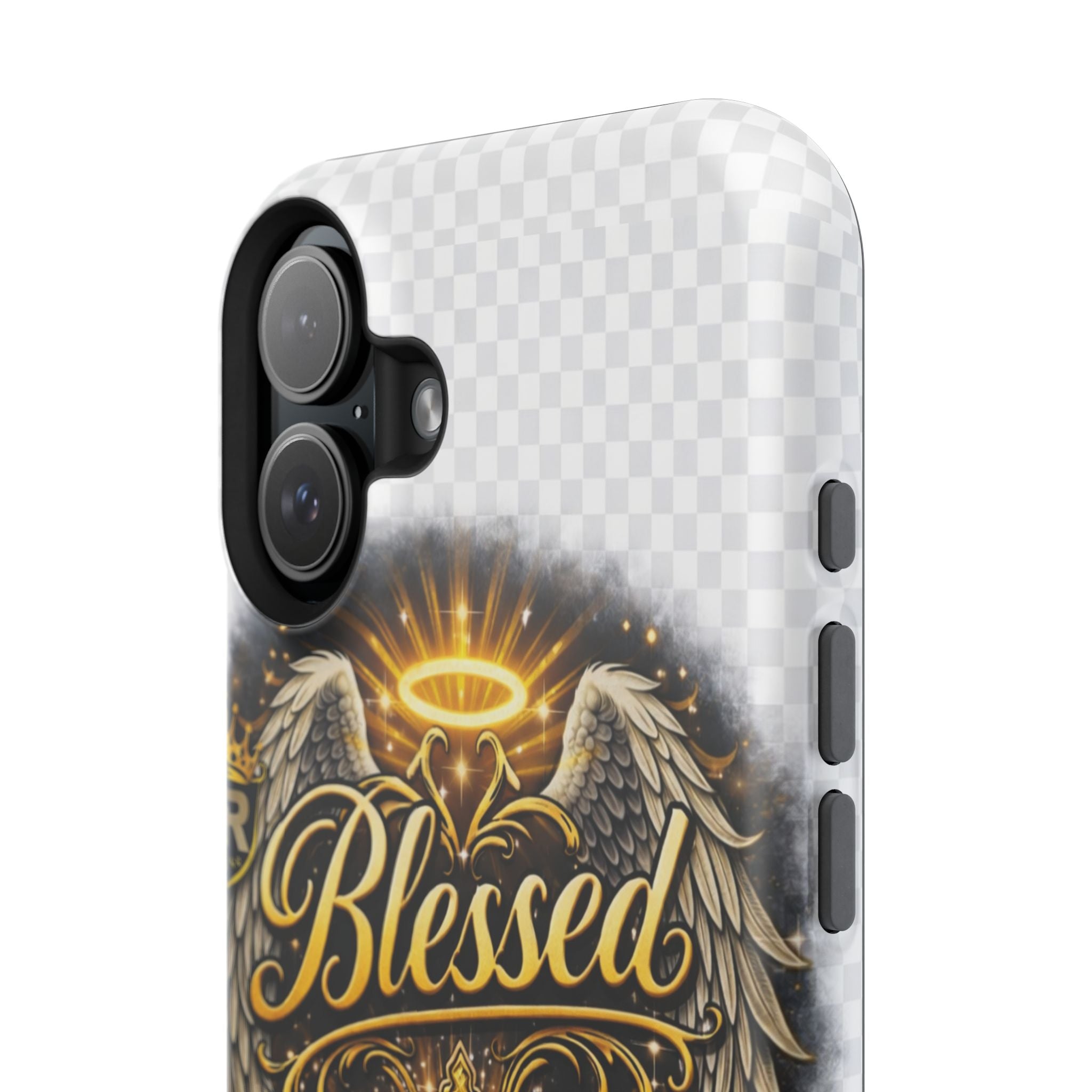 Blessed Cross Phone Case — Impact-Resistant Religious iPhone Case