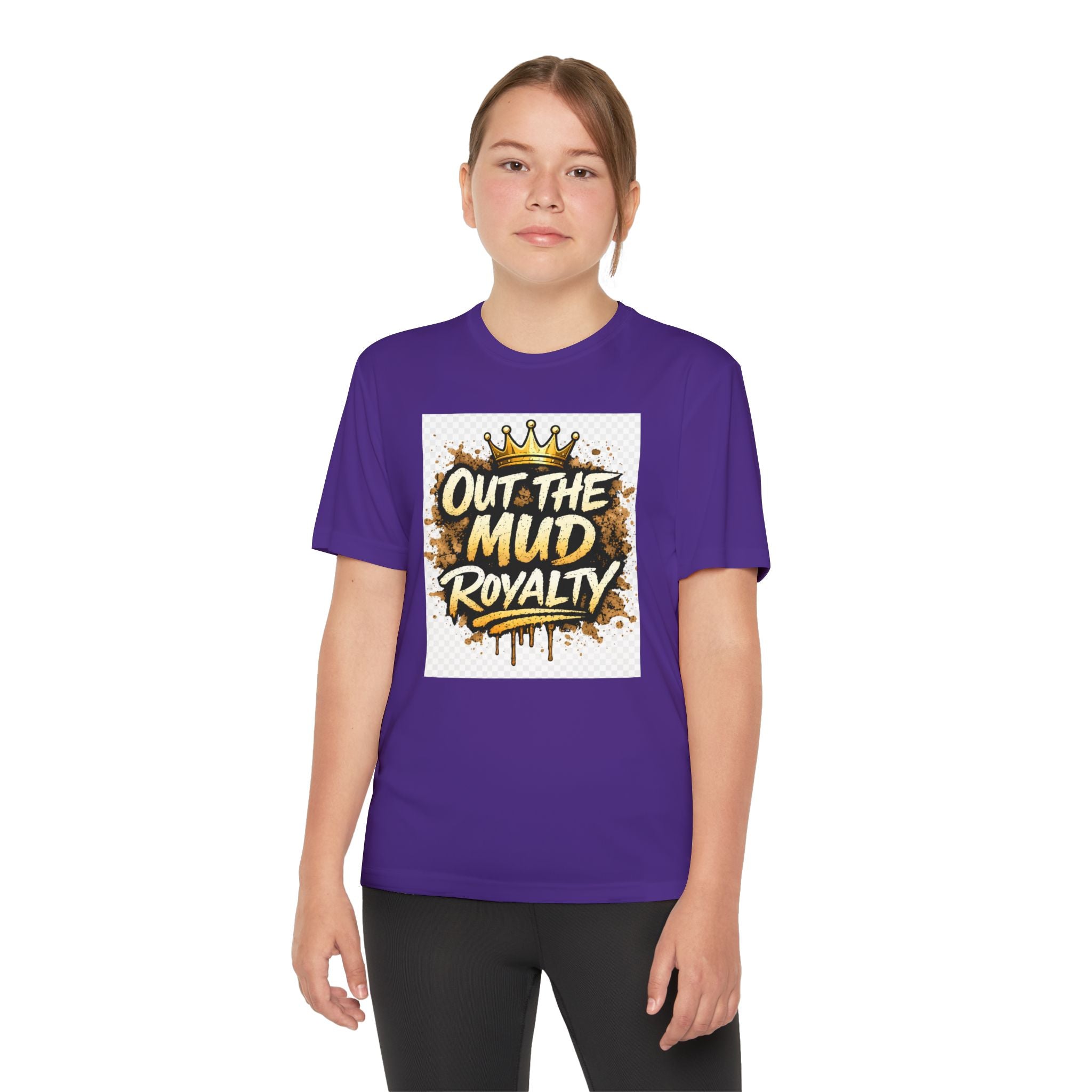 Youth Competitor Tee — "Out the Mud Royalty" Graphic Tee
