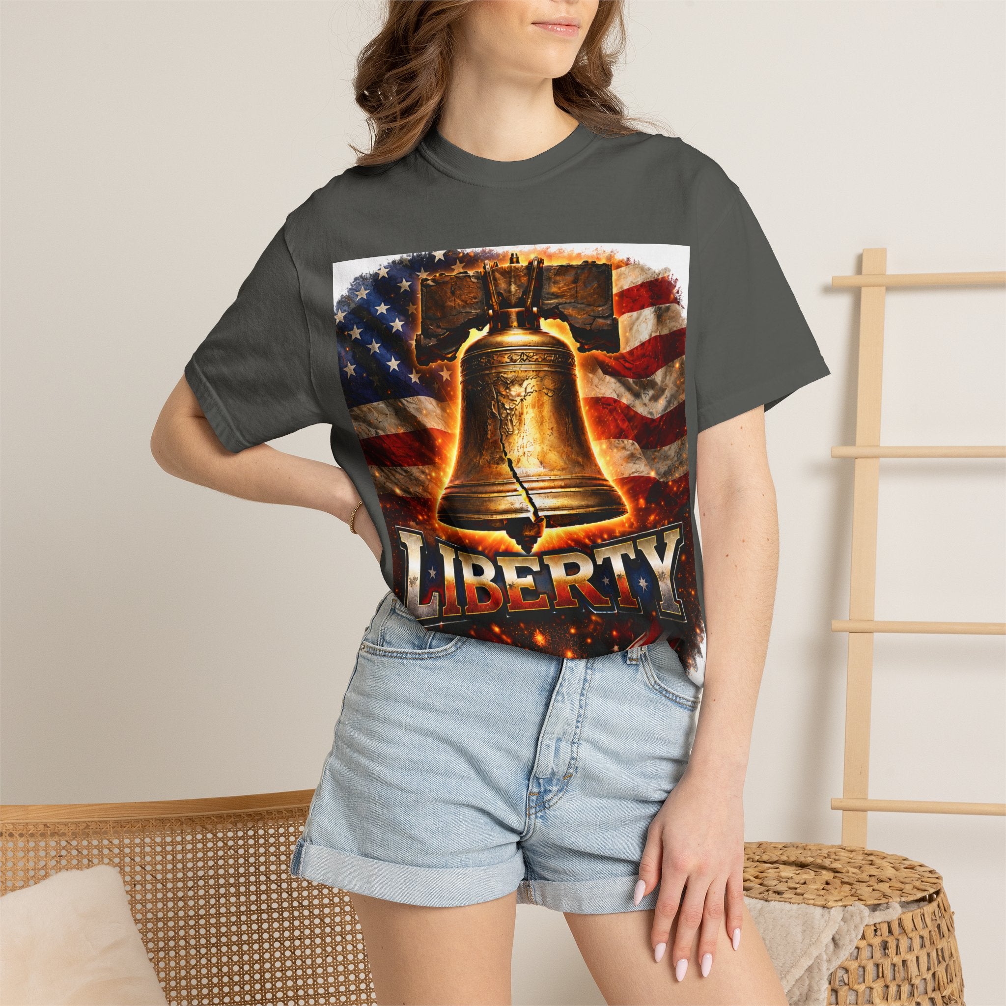 Liberty Bell T-Shirt — Patriotic American Flag Tee