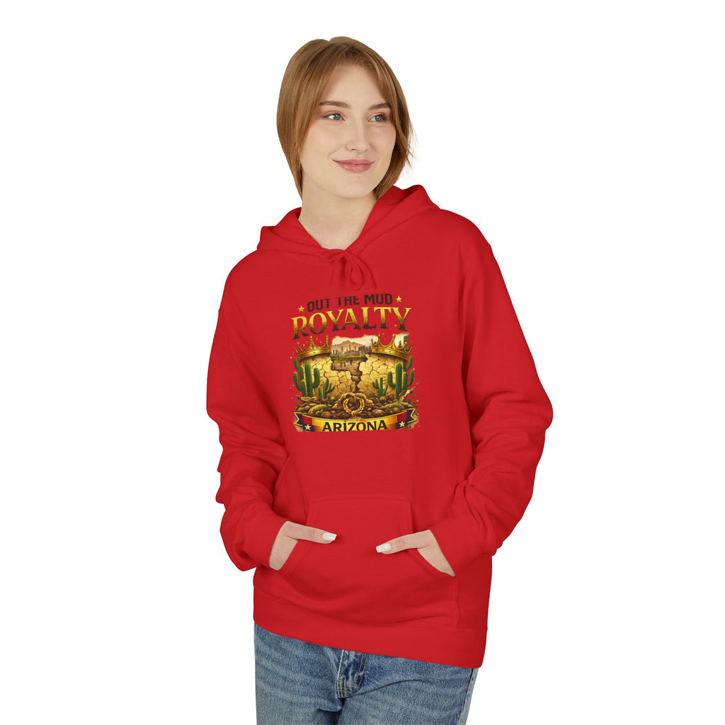 Arizona Desert 'Out in the Mud, Royalty' Hoodie — Western Cactus Graphic