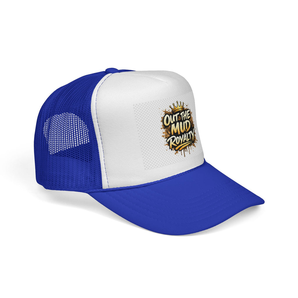 Out The Mud Royalty Trucker Cap — Mud-Inspired Crown Logo Snapback