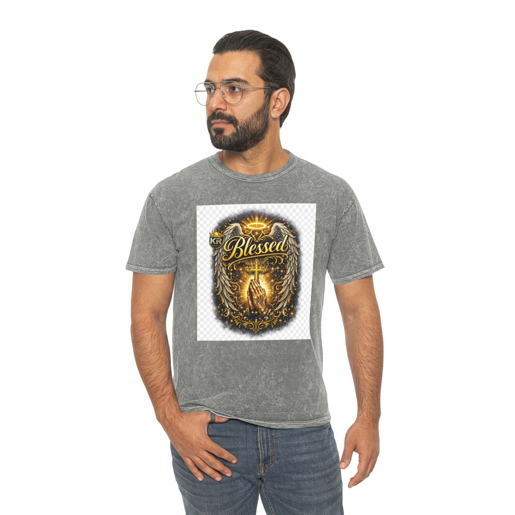 Blessed Cross Mineral Wash T-Shirt