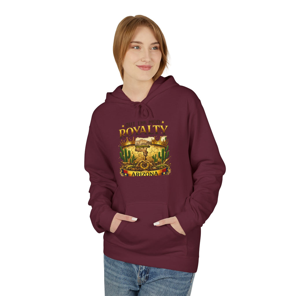 Arizona Desert 'Out in the Mud, Royalty' Hoodie — Western Cactus Graphic