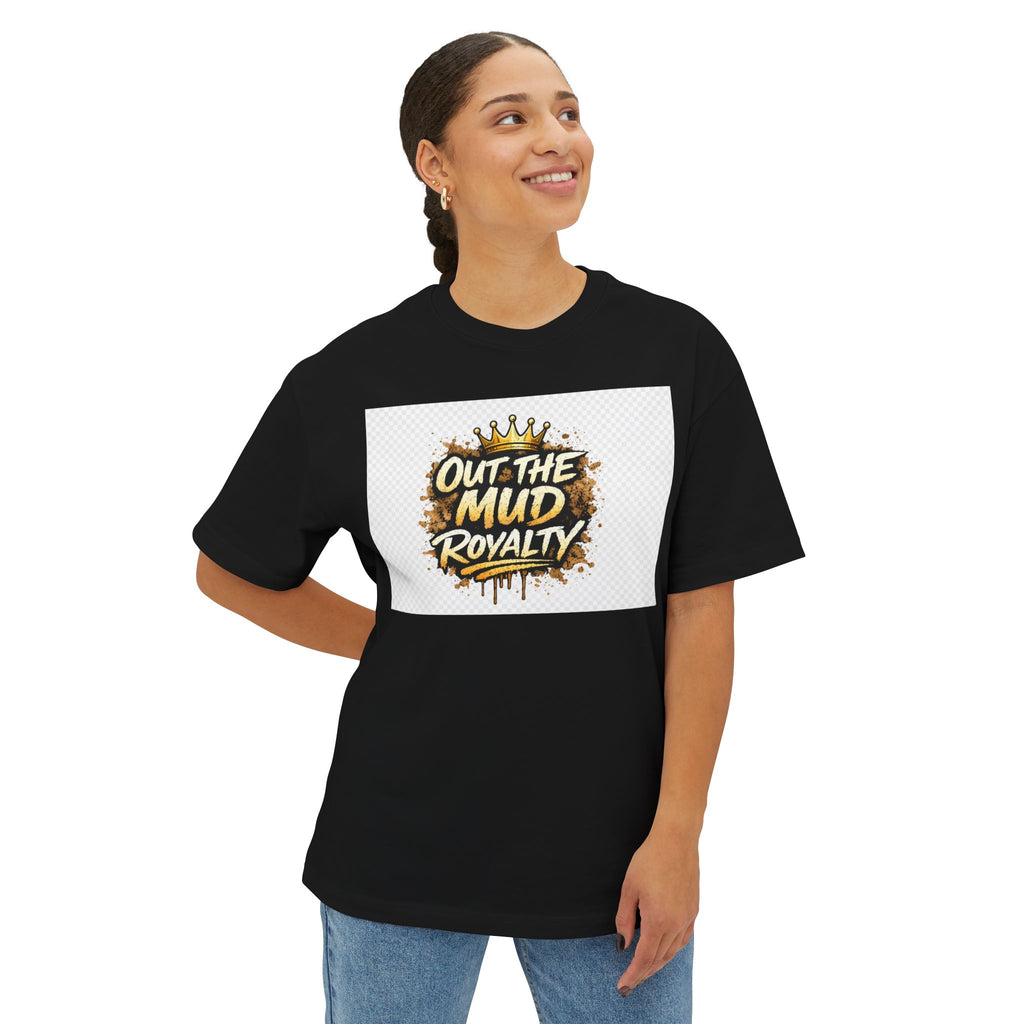 Graphic Tee — "Out The Mud Royalty" Dirt Splash Design