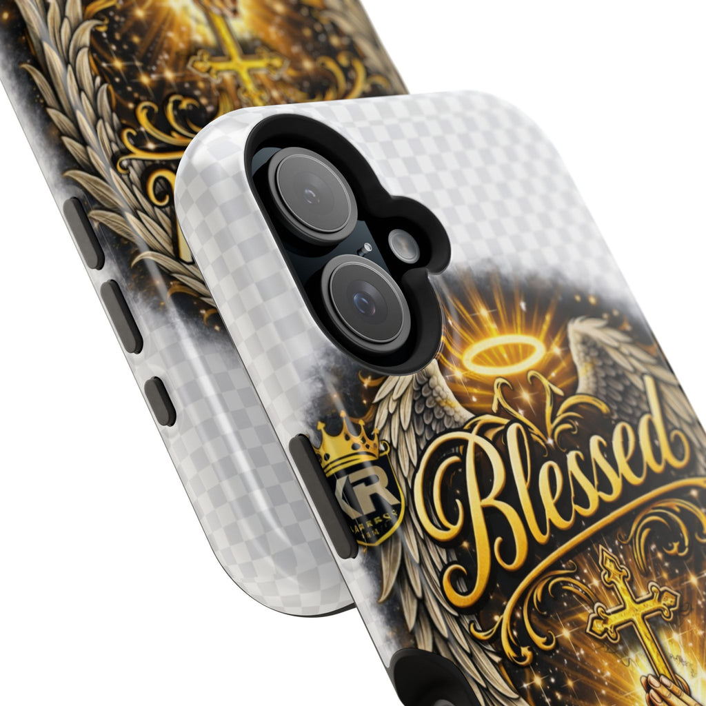 Blessed Cross Phone Case — Impact-Resistant Religious iPhone Case