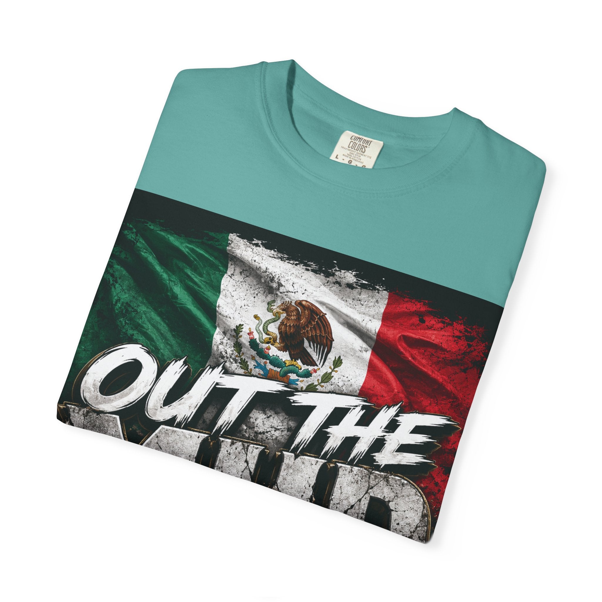 Out The Mud Royalty T-Shirt — Mexican Flag Streetwear Tee