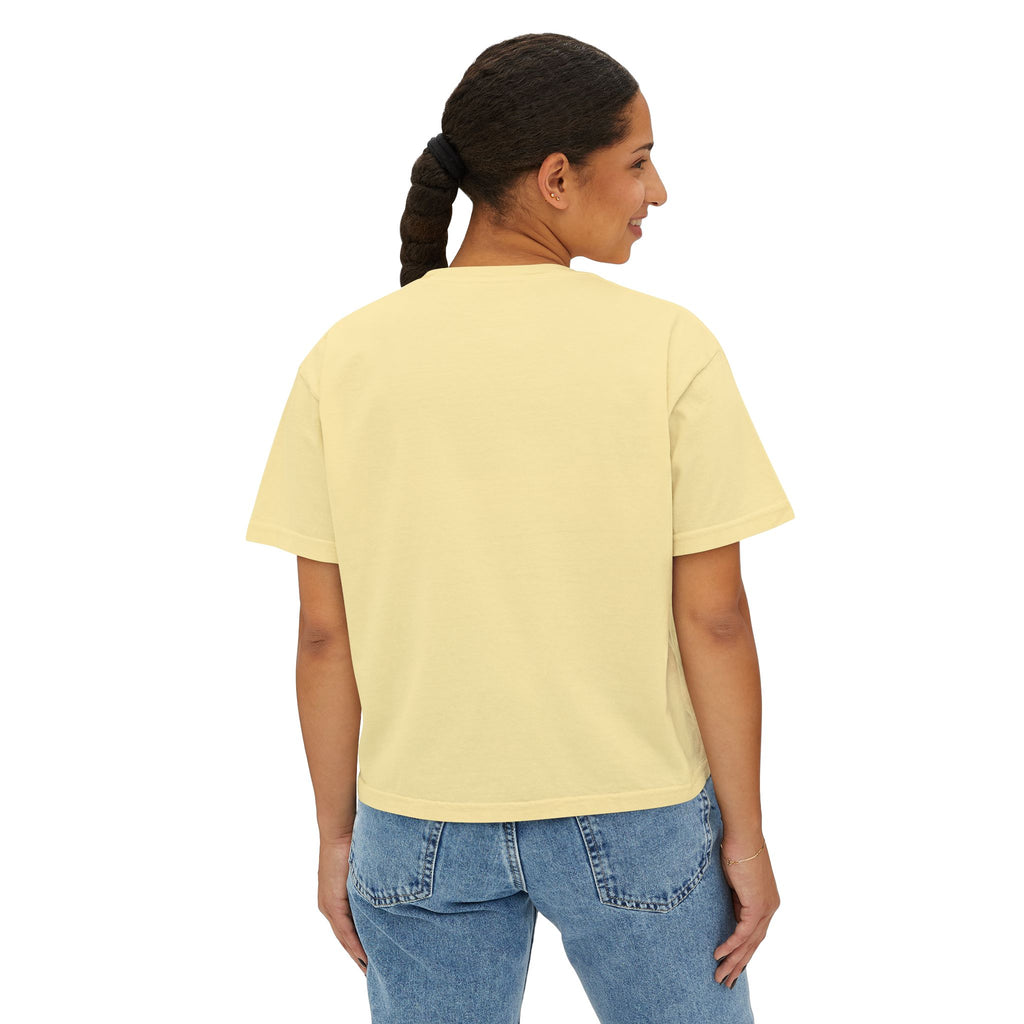 Out The Mud Royalty Women's Boxy Tee — Mud Crown Graphic Crop T-Shirt