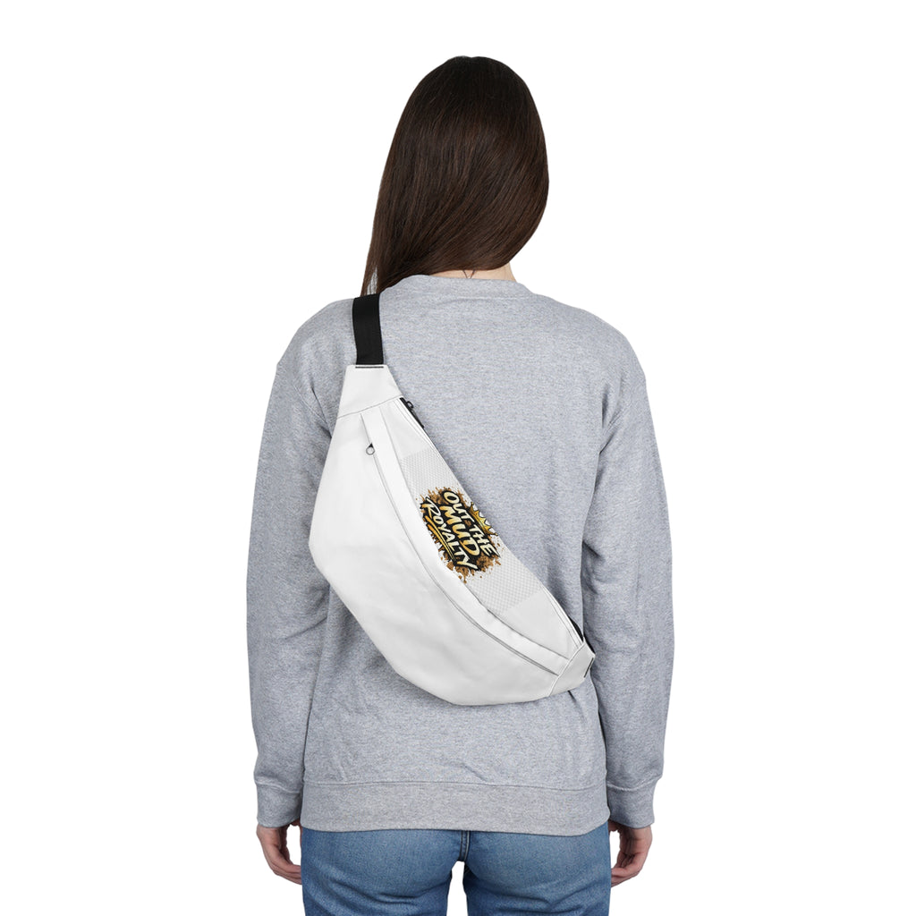 Large Fanny Pack — "Out the Mud Royalty" Graphic Waist Bag