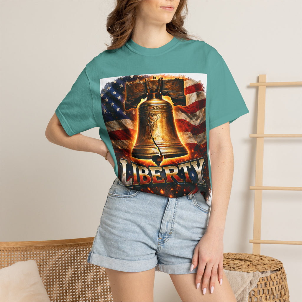 Liberty Bell T-Shirt — Patriotic American Flag Tee