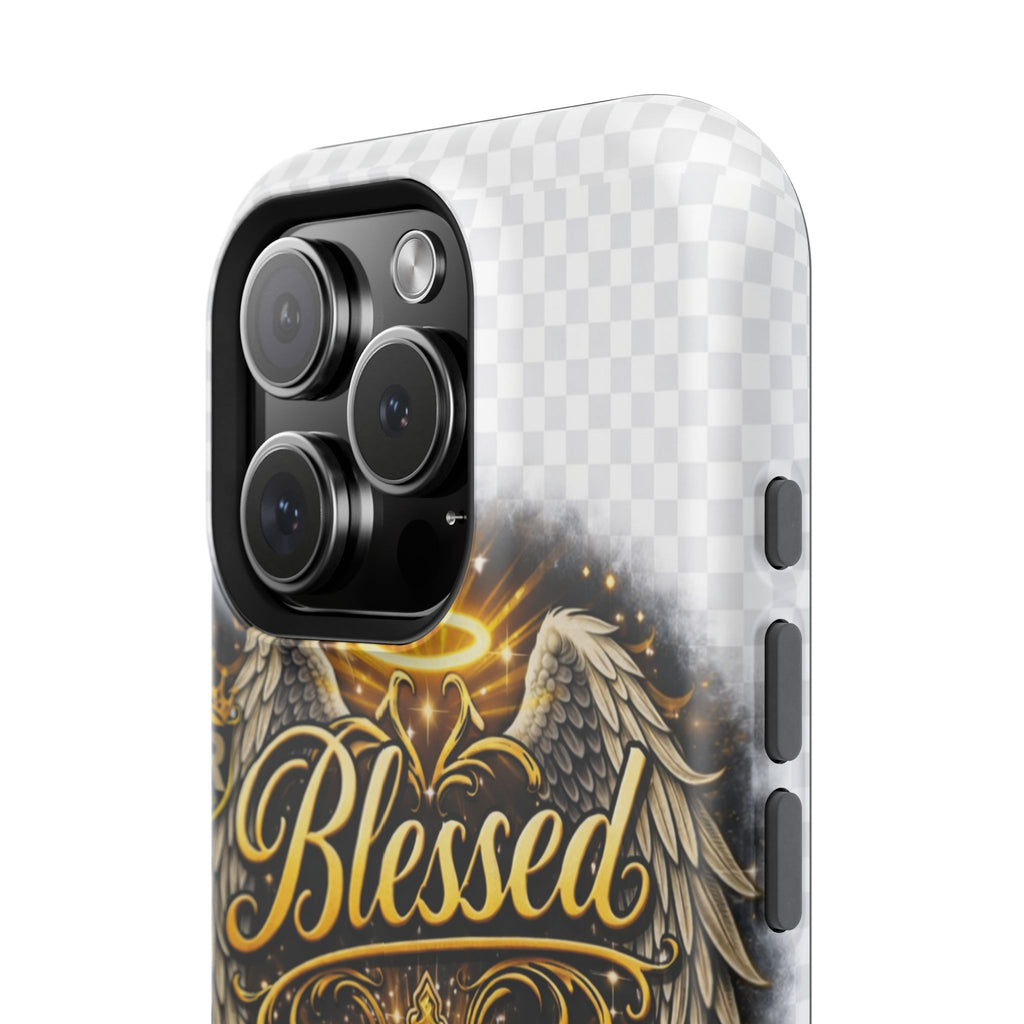 Blessed Cross Phone Case — Impact-Resistant Religious iPhone Case