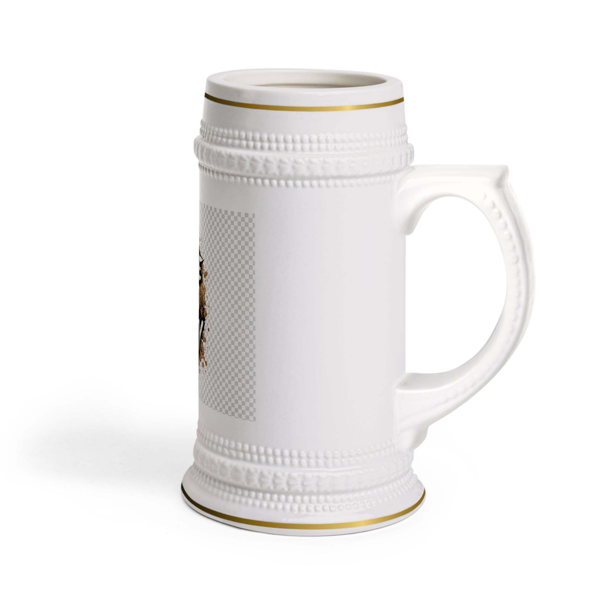 Out the Mud Royalty Beer Stein Mug — Mud-Splatter Crown Design for Off-Road & Motocross Fans