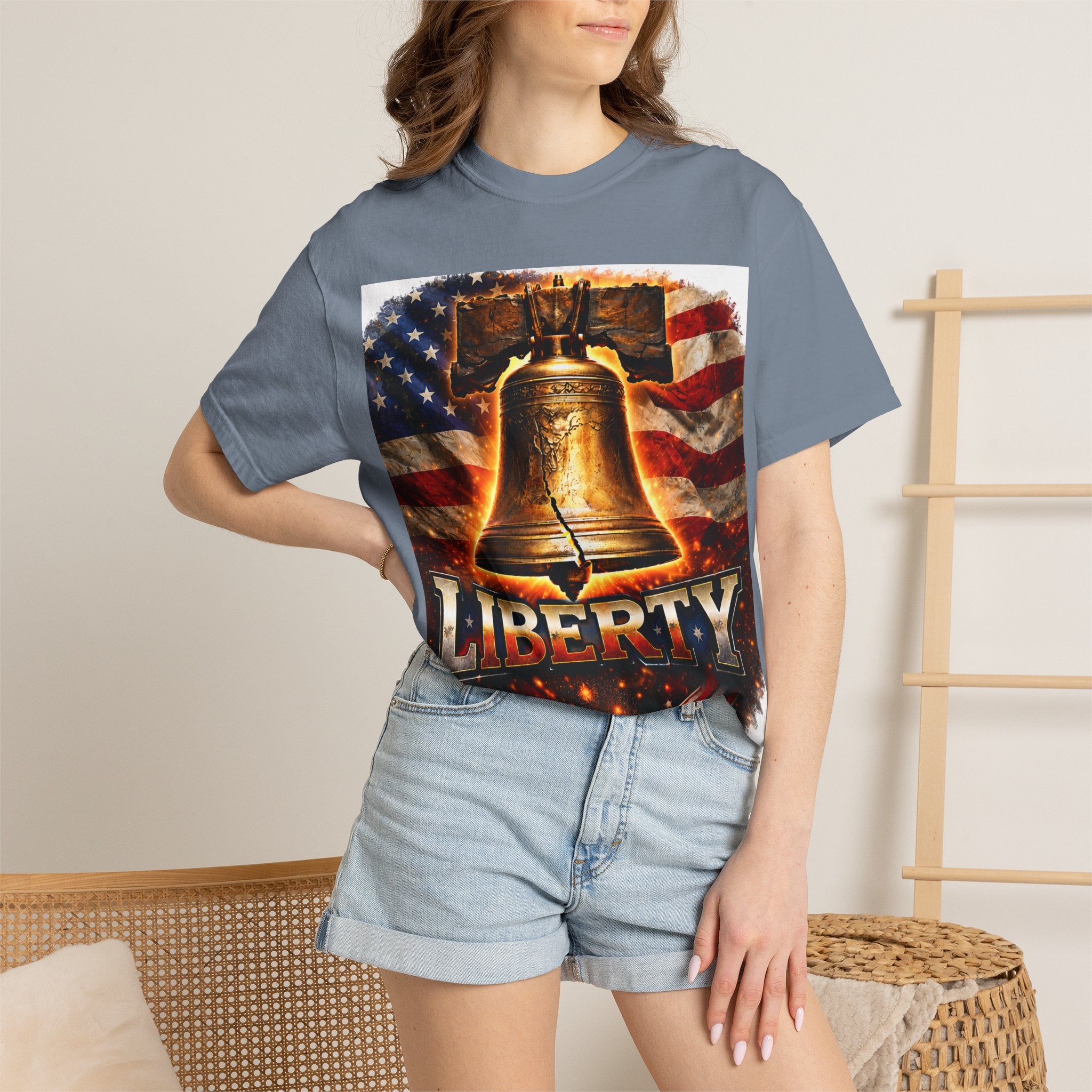 Liberty Bell T-Shirt — Patriotic American Flag Tee