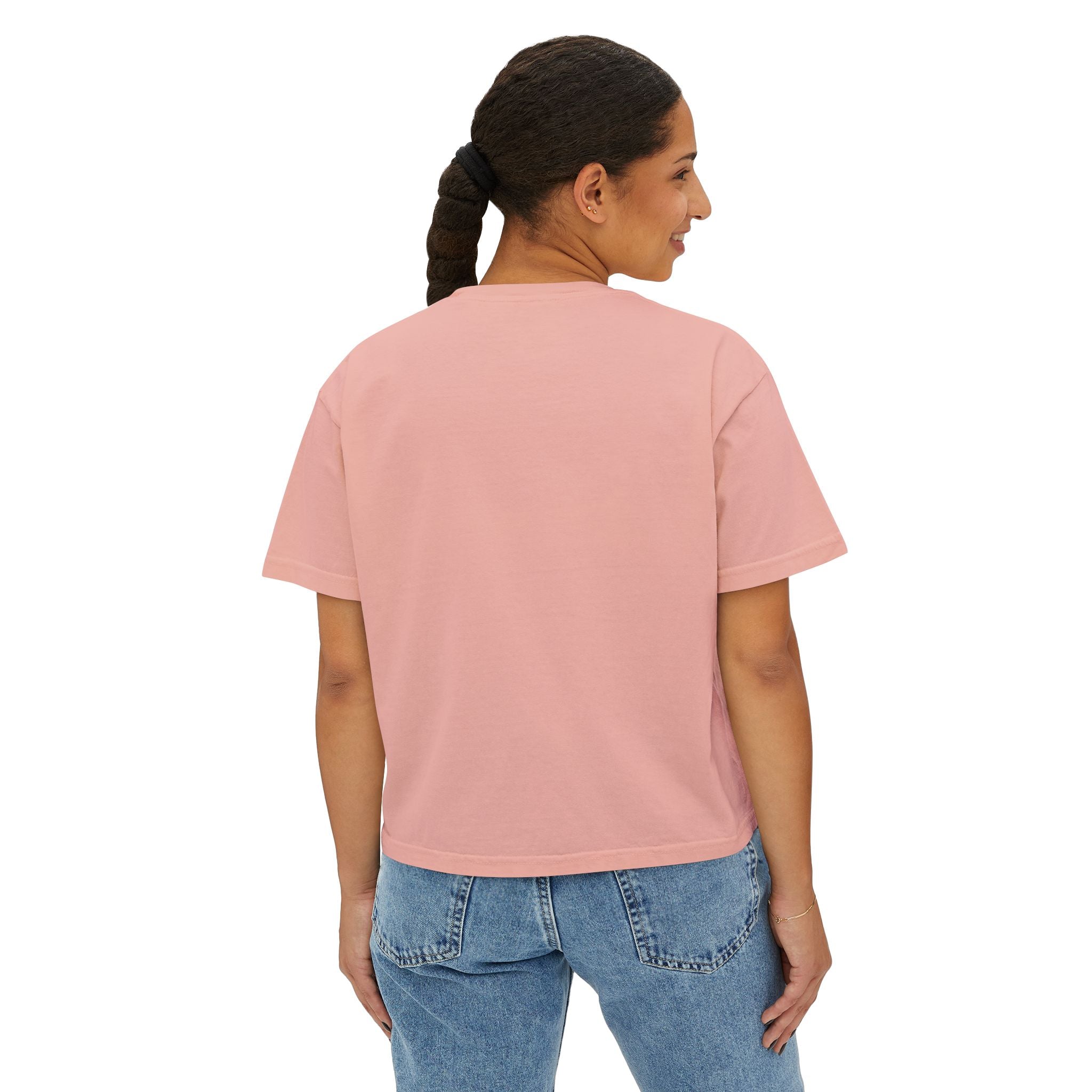 Out The Mud Royalty Women's Boxy Tee — Mud Crown Graphic Crop T-Shirt