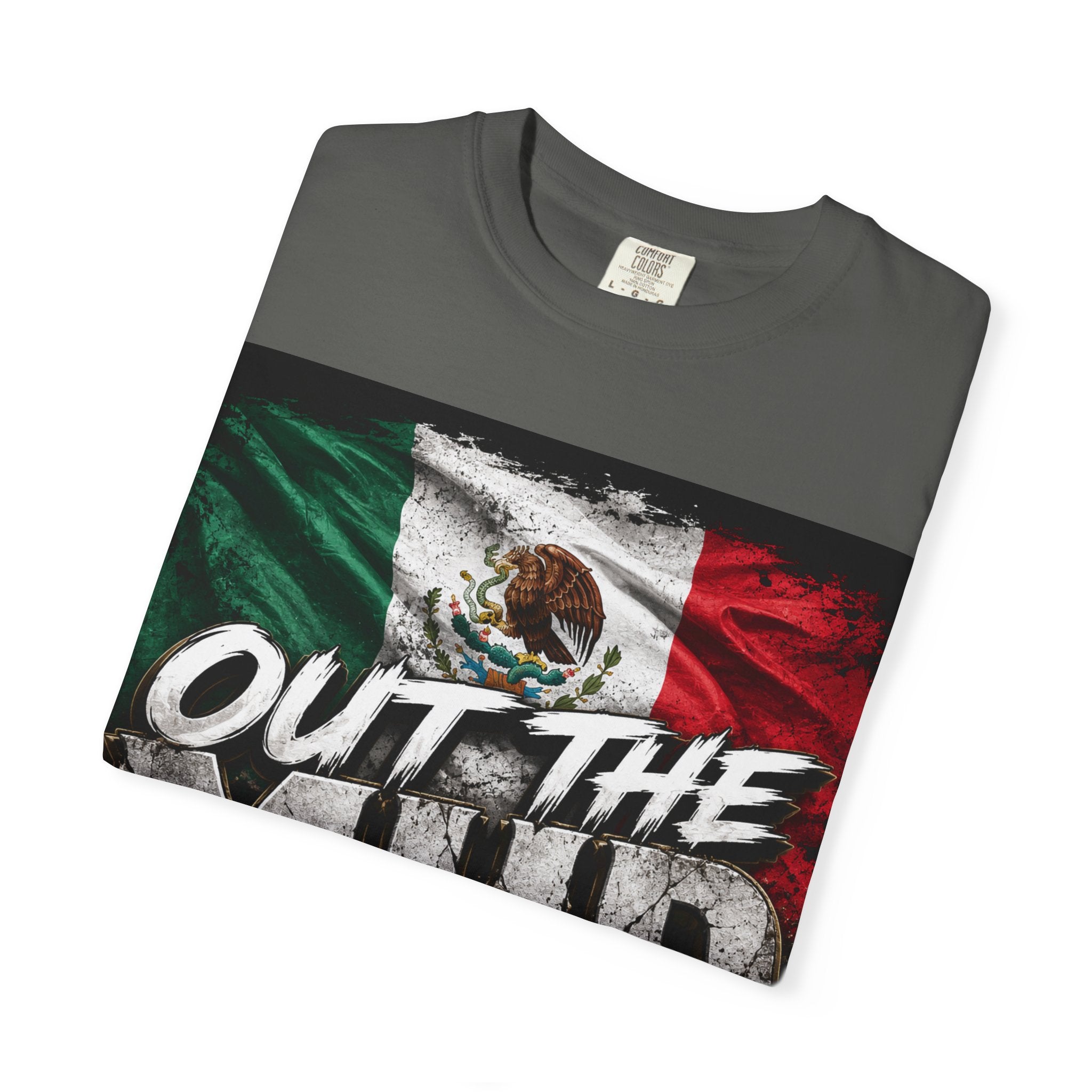 Out The Mud Royalty T-Shirt — Mexican Flag Streetwear Tee