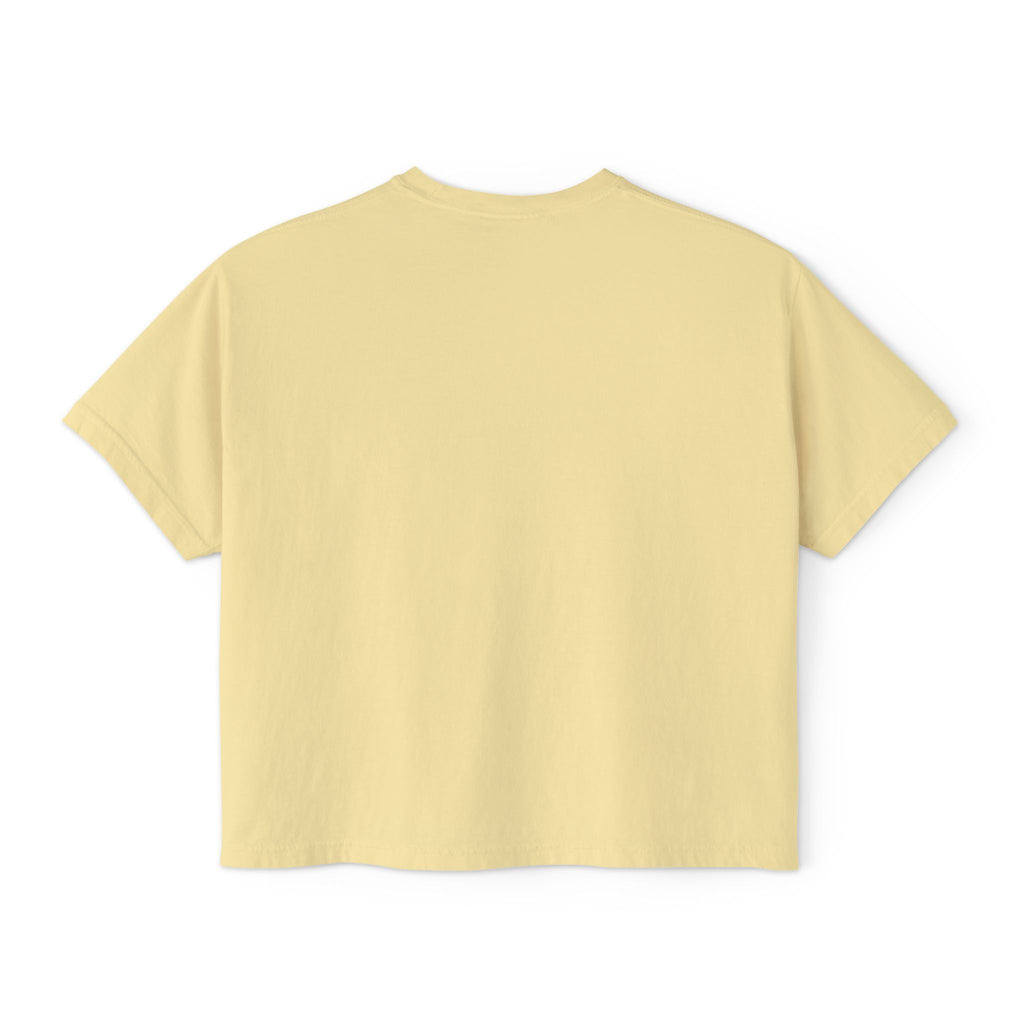 Out The Mud Royalty Women's Boxy Tee — Mud Crown Graphic Crop T-Shirt