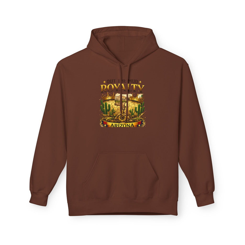 Arizona Desert 'Out in the Mud, Royalty' Hoodie — Western Cactus Graphic