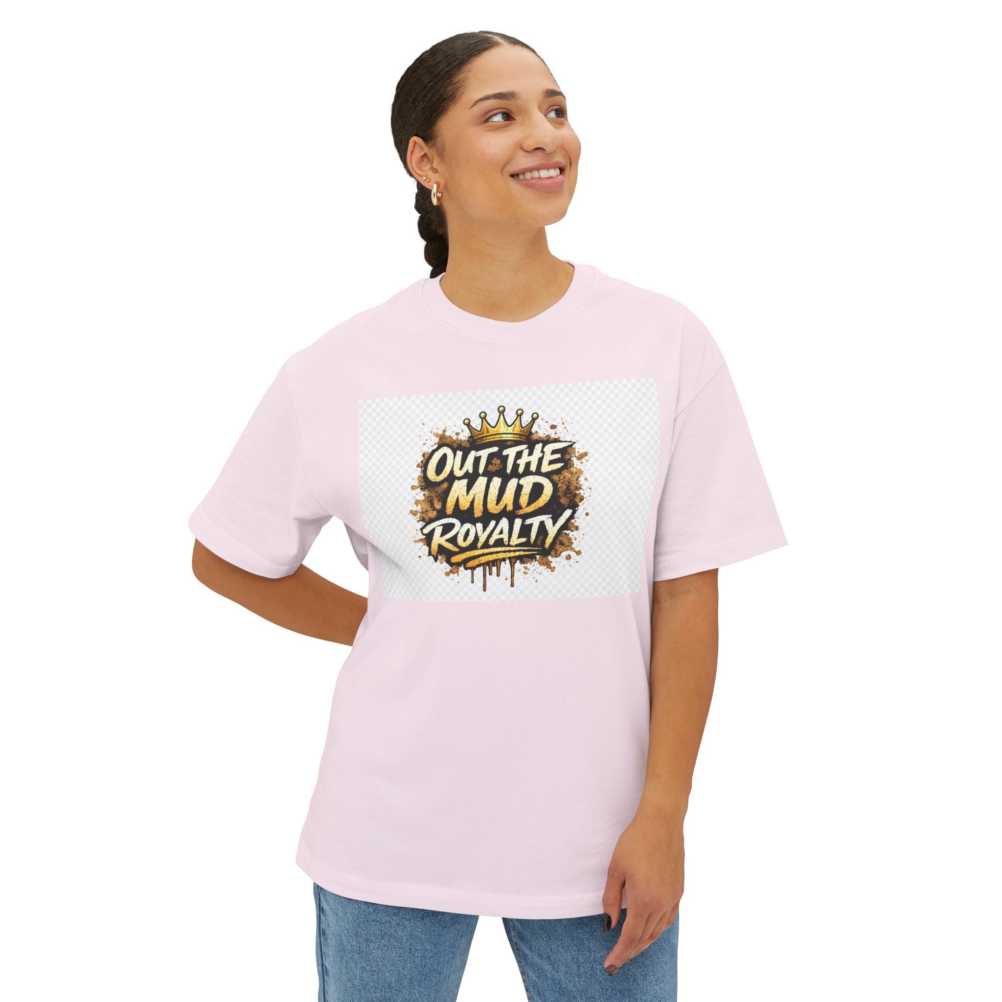 Graphic Tee — "Out The Mud Royalty" Dirt Splash Design