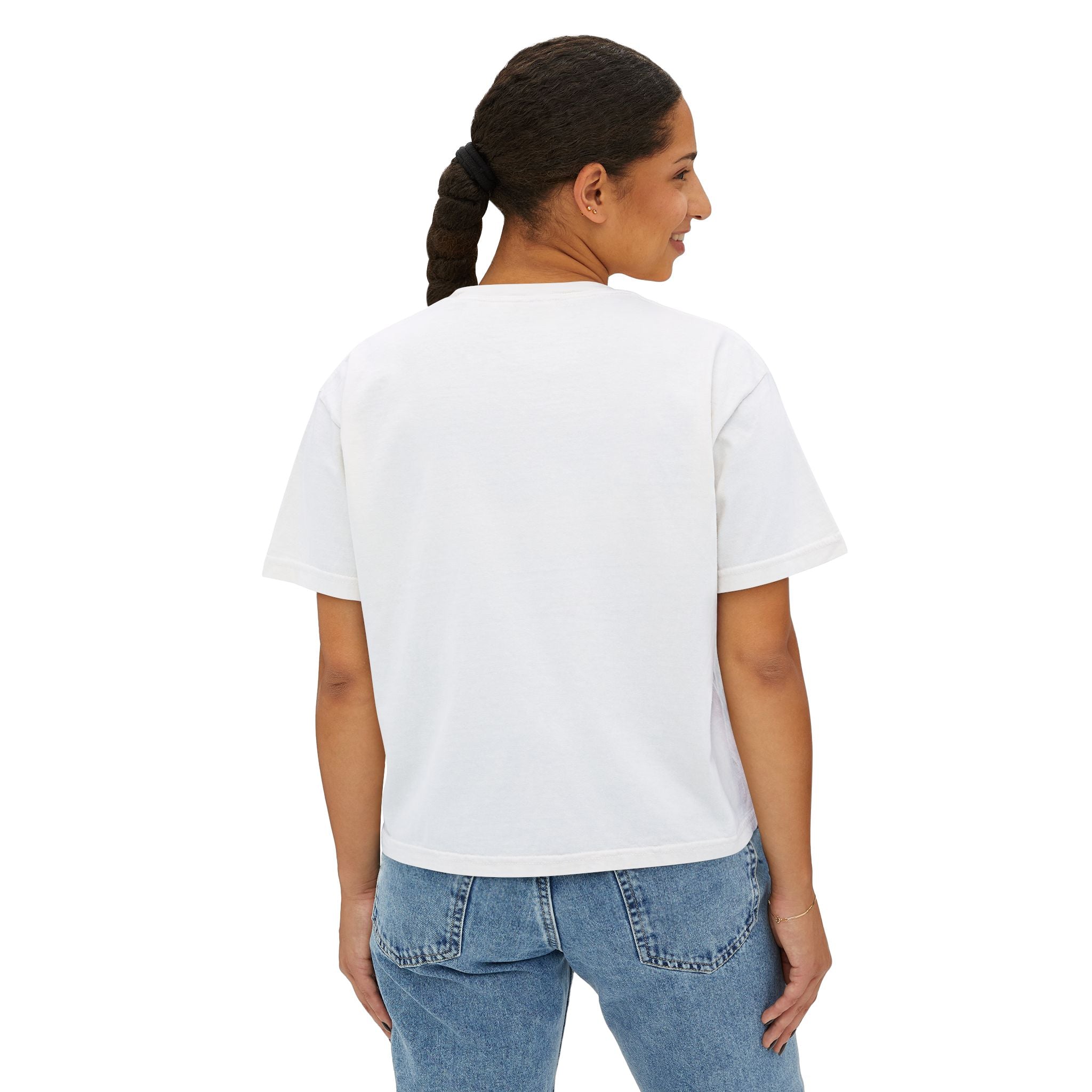Out The Mud Royalty Women's Boxy Tee — Mud Crown Graphic Crop T-Shirt