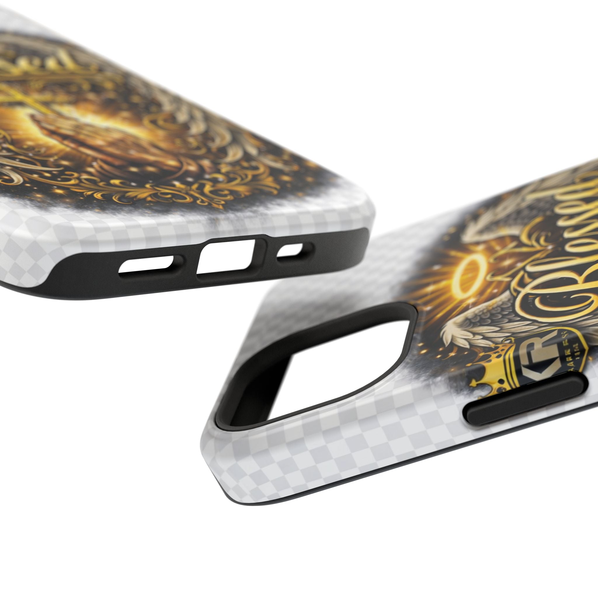 Blessed Cross Phone Case — Impact-Resistant Religious iPhone Case